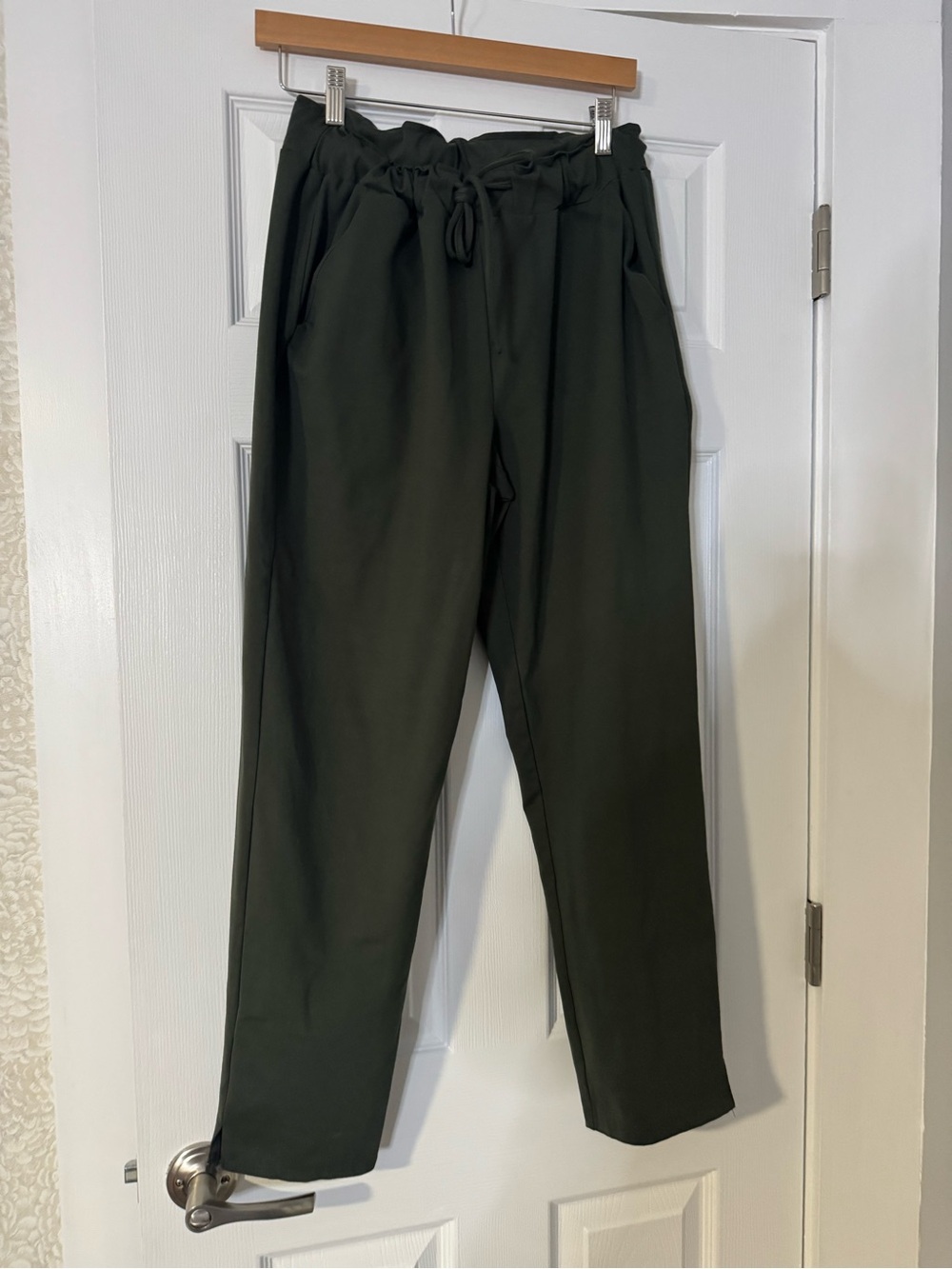 Joie Elasticized Waist Green Pants Size Medium